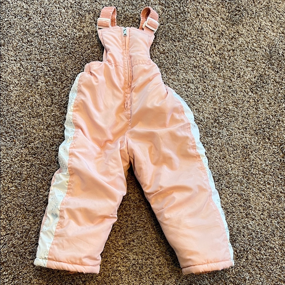 Kids Pink Snow Pants